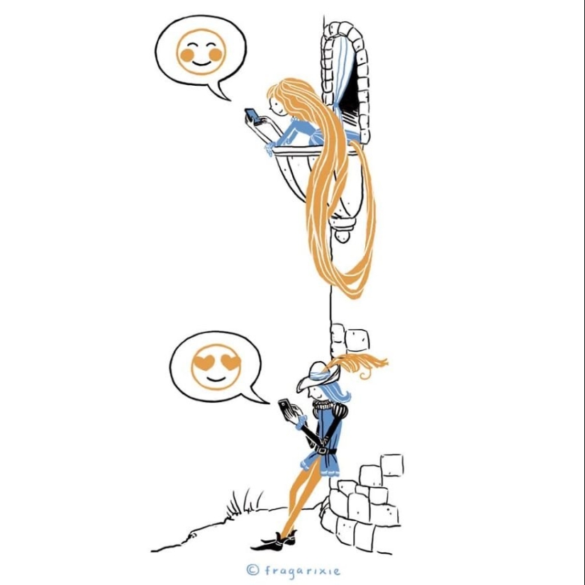 The world through the screen: 25 adorable illustrations obsession gadgets The world through the screen: 25 adorable illustrations obsession gadgets