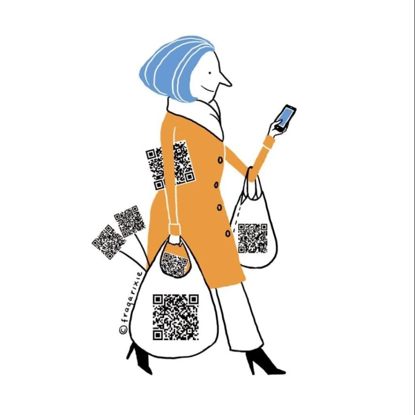 The world through the screen: 25 adorable illustrations obsession gadgets The world through the screen: 25 adorable illustrations obsession gadgets