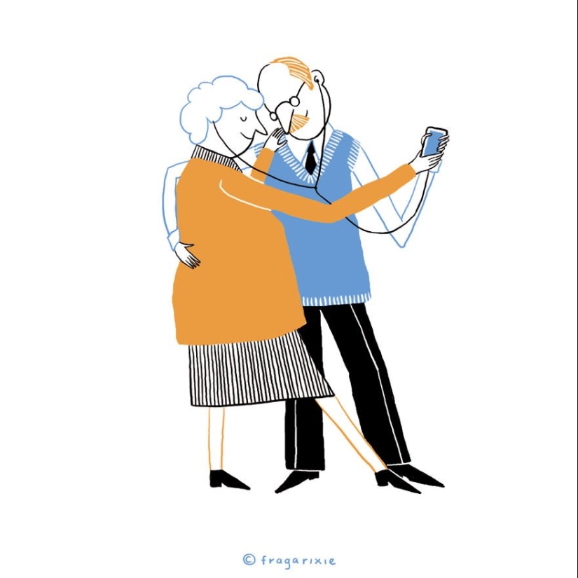 The world through the screen: 25 adorable illustrations obsession gadgets The world through the screen: 25 adorable illustrations obsession gadgets