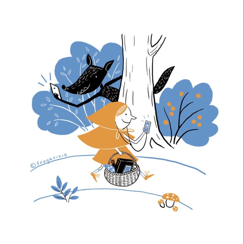 The world through the screen: 25 adorable illustrations obsession gadgets The world through the screen: 25 adorable illustrations obsession gadgets