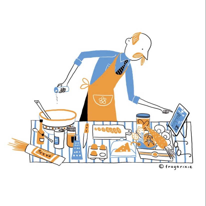 The world through the screen: 25 adorable illustrations obsession gadgets The world through the screen: 25 adorable illustrations obsession gadgets