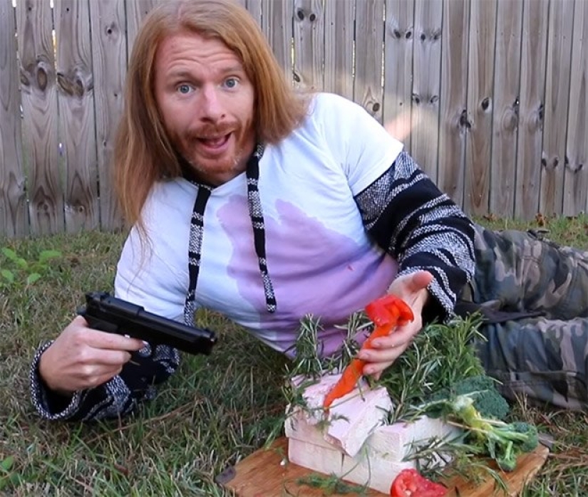 There is a hunt for carrots, or Gardeners with their glorious trophies There is a hunt for carrots, or Gardeners with their glorious trophies