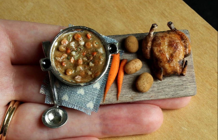 These Mini clay sculptures Look So much like real food that It Makes Your Mouth Water