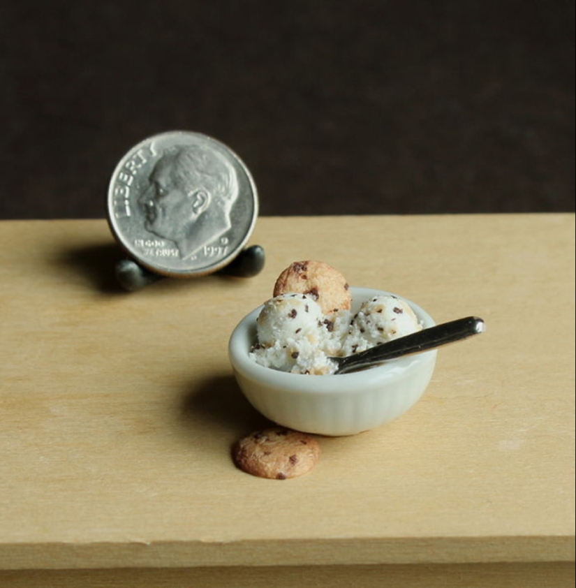 These Mini clay sculptures Look So much like real food that It Makes Your Mouth Water