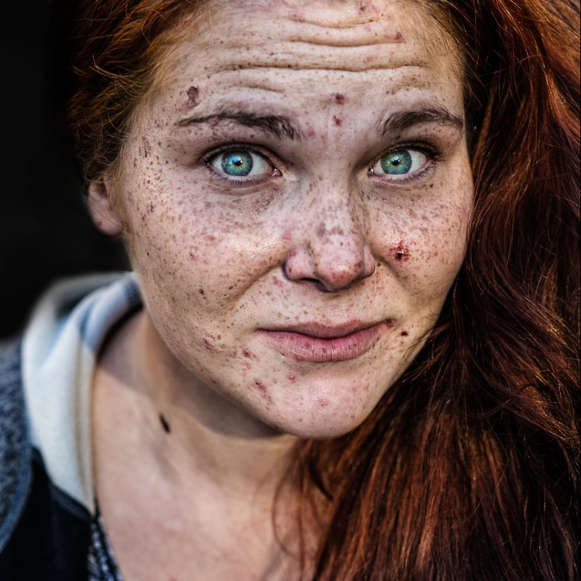 They also have a soul: photographer takes portraits of homeless people