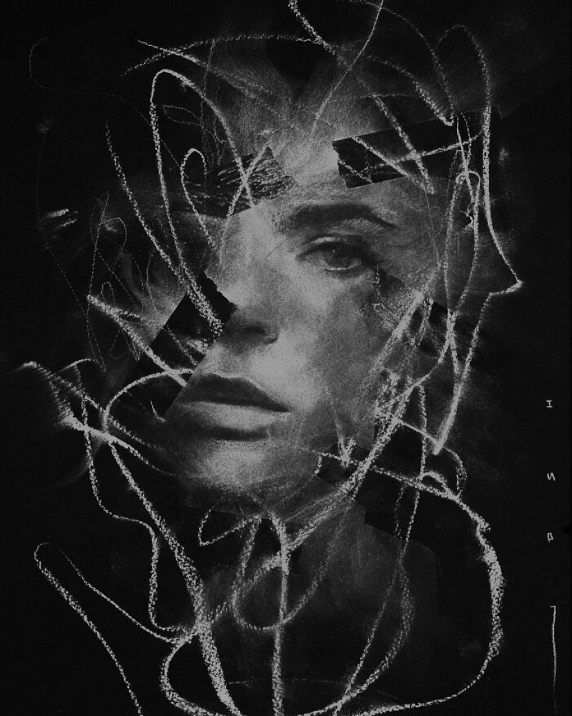 This Artist Captivates Audiences With His Visually Impactful Portraits Drawn Solely With Charcoal