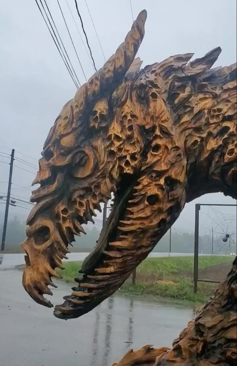 This Artist Uses A Chainsaw To Create Unbelievably Detailed Sculptures This Artist Uses A Chainsaw To Create Unbelievably Detailed Sculptures