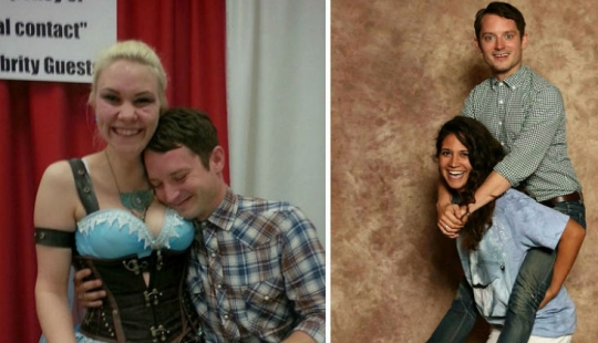 This Guy Won't Send You to Mordor: Elijah Wood is a master of soulful selfies with Fans