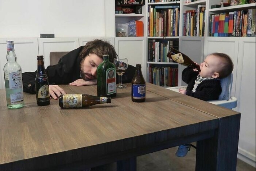 "Todo está bien con nosotros" : 25 chistes de un padre que se sienta en casa con un niño "Todo está bien con nosotros" : 25 chistes de un padre que se sienta en casa con un niño