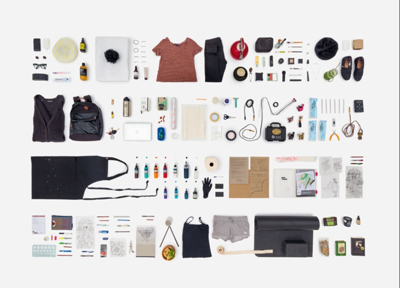 Todo lo que tocamos en un día, o Lo que nos pueden decir las cosas cotidianas de un individuo