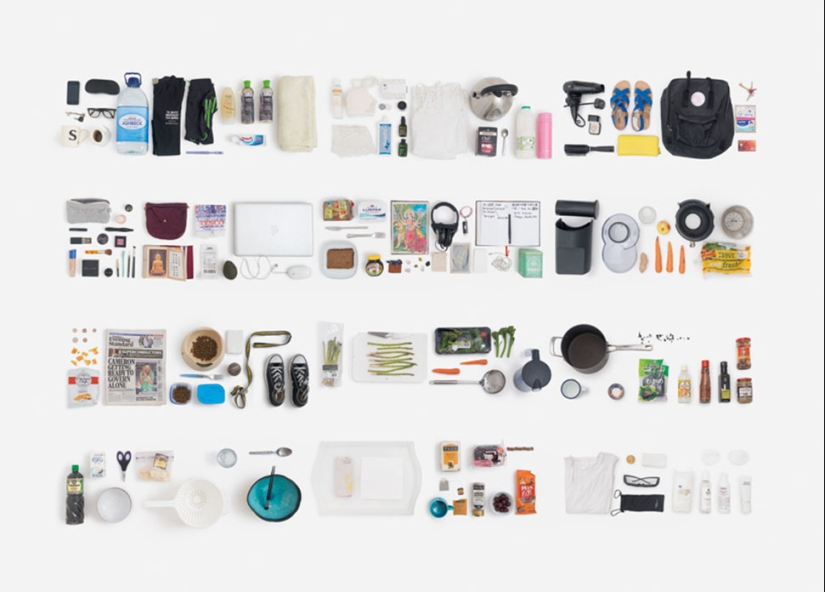 Todo lo que tocamos en un día, o Lo que nos pueden decir las cosas cotidianas de un individuo