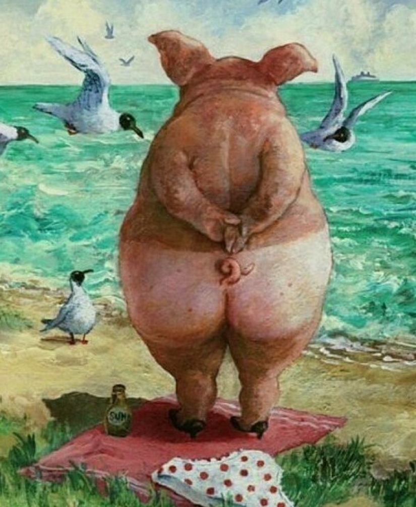 Tonterías graciosas en los cuadros del artista, escritor y matón Rudi Hurzlmayer Tonterías graciosas en los cuadros del artista, escritor y matón Rudi Hurzlmayer