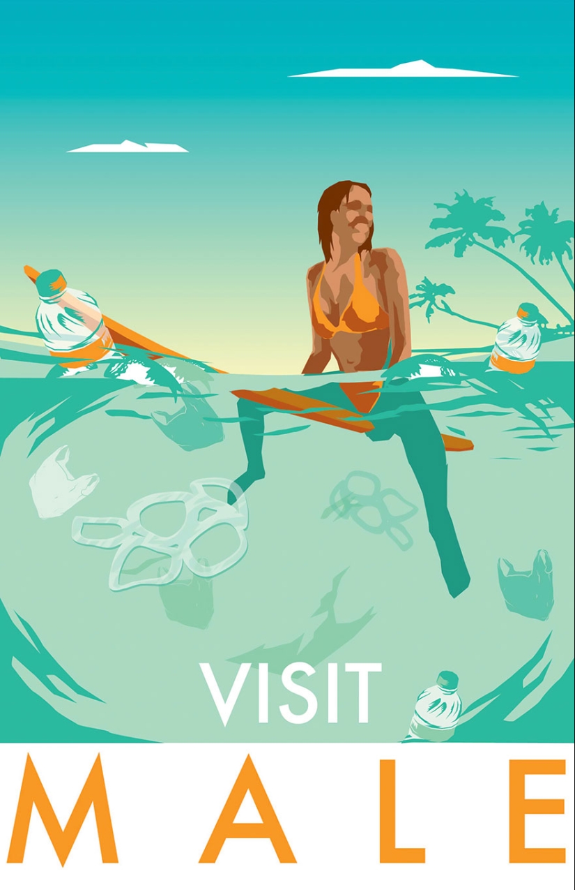 Too honest tourist retro posters Too honest tourist retro posters