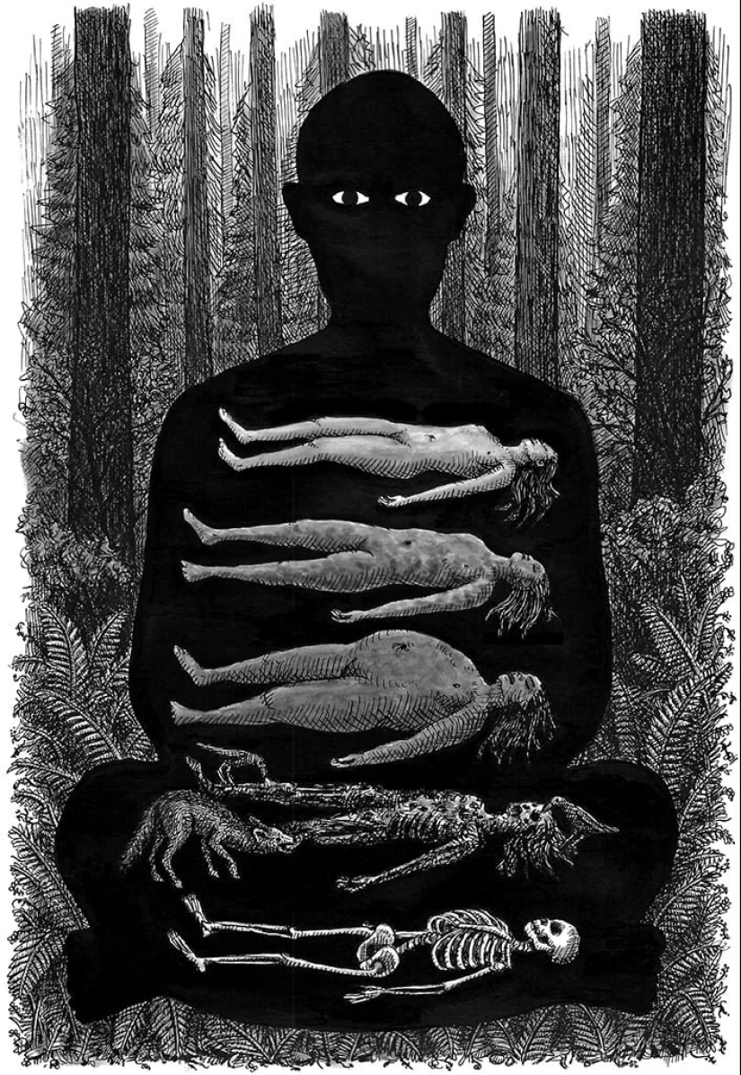 Toques de la muerte: El ilustrador Landis Blair y su arte de Crepúsculo