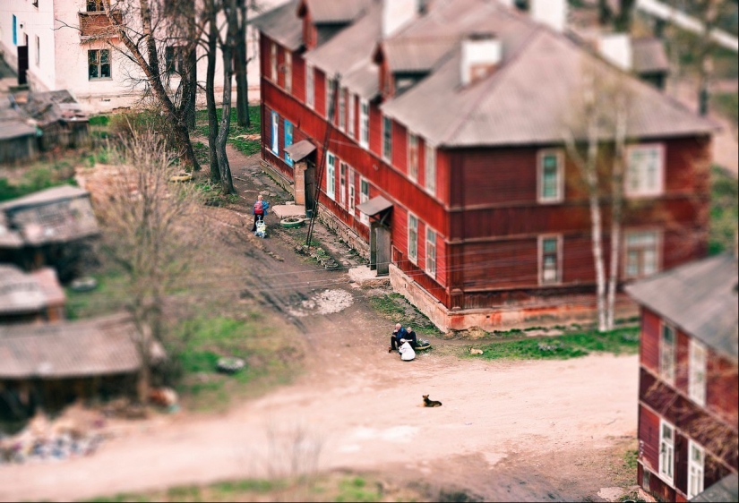 Toy birthplace: urban landscapes of Russia in the lens tilt-shift Toy birthplace: urban landscapes of Russia in the lens tilt-shift