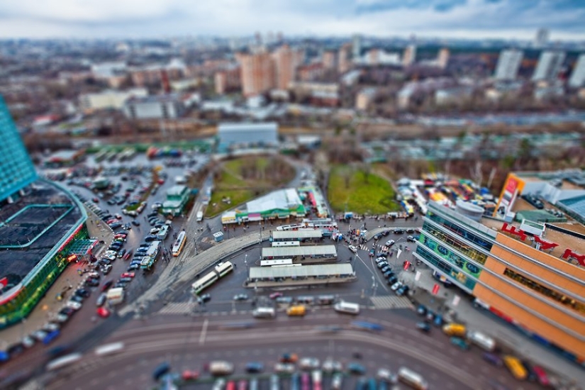 Toy birthplace: urban landscapes of Russia in the lens tilt-shift Toy birthplace: urban landscapes of Russia in the lens tilt-shift