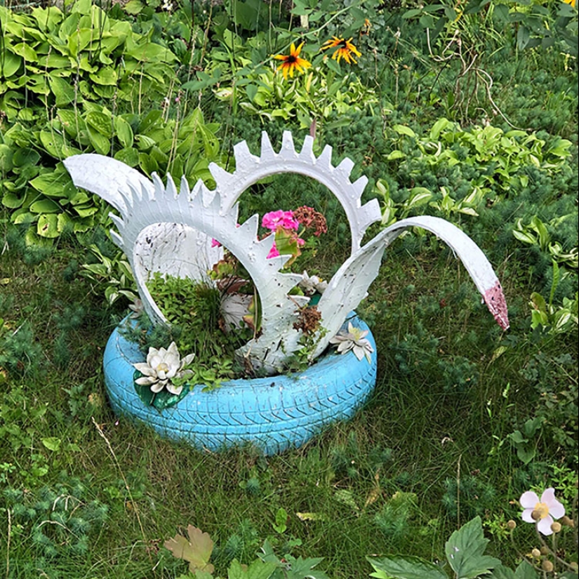 Trash from the yard designers: 22 antiprimerom decorations yards and porches Trash from the yard designers: 22 antiprimerom decorations yards and porches