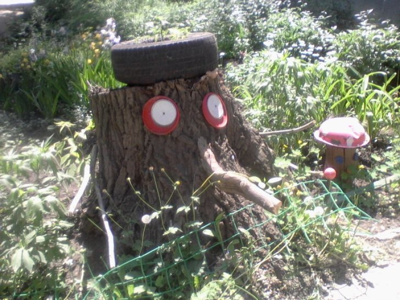 Trash from the yard designers: 22 antiprimerom decorations yards and porches Trash from the yard designers: 22 antiprimerom decorations yards and porches