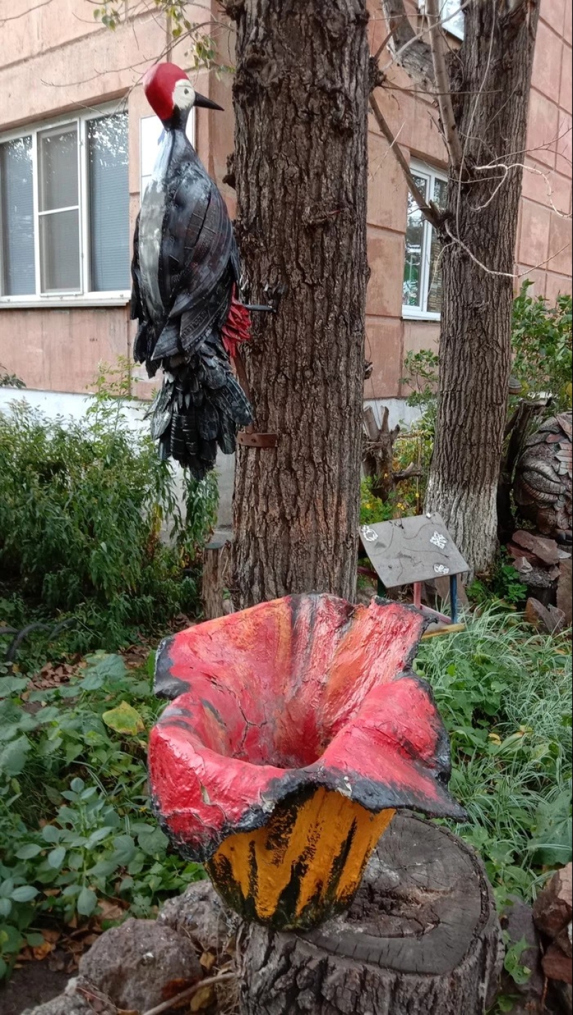 Trash from the yard designers: 22 antiprimerom decorations yards and porches Trash from the yard designers: 22 antiprimerom decorations yards and porches