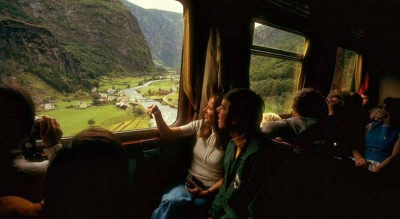 Traveling through Europe in 1970 by train