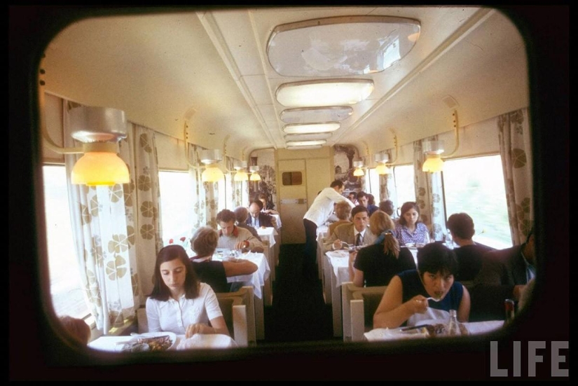 Traveling through Europe in 1970 by train