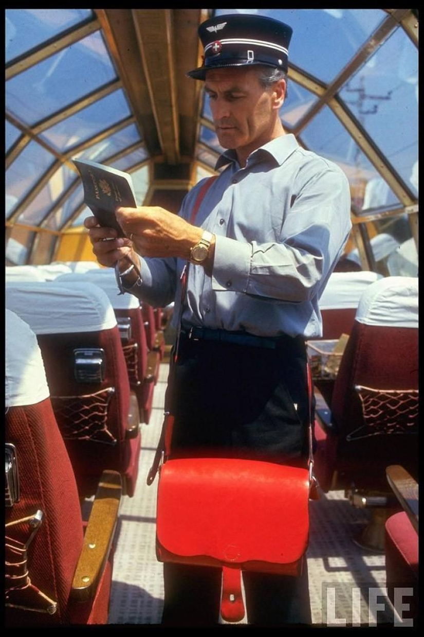 Traveling through Europe in 1970 by train