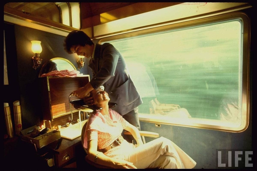 Traveling through Europe in 1970 by train