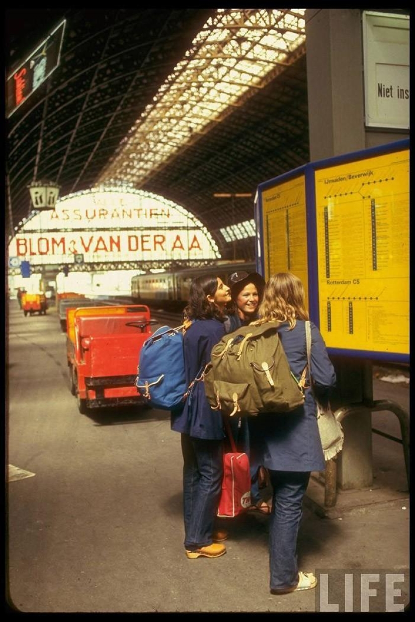 Traveling through Europe in 1970 by train
