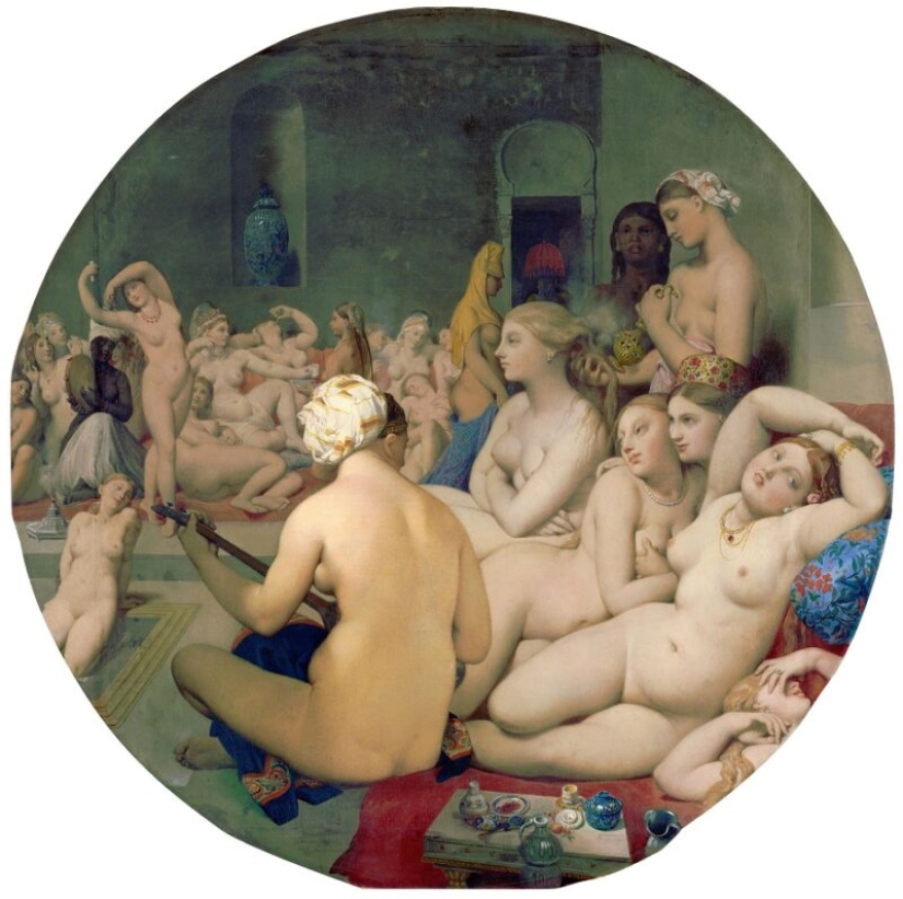 Tres vértebras. En las mujeres a la espalda en los cuadros de Ingres