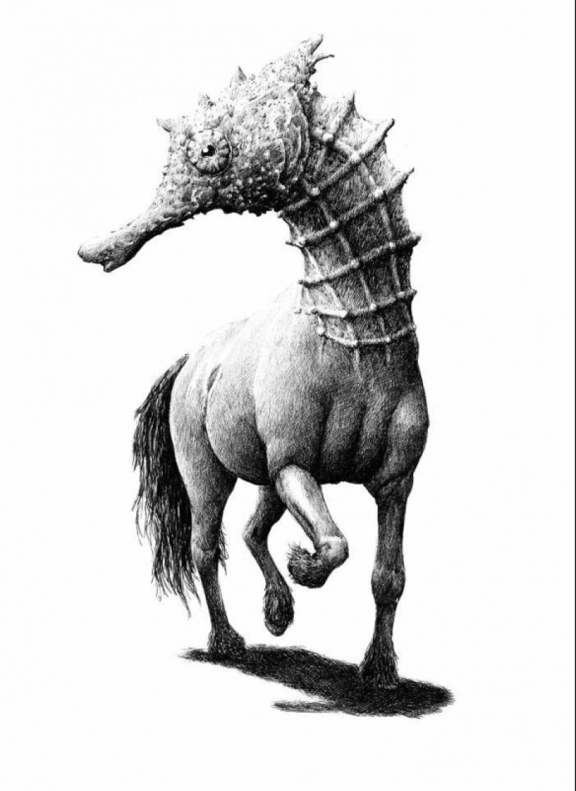 "Trucos de mi mente": El artista holandés Redmer Hoekstra y sus dibujos espeluznantes y extraños