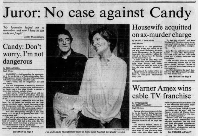 Two Housewives and an Axe, or Murder on Silicon Prairie