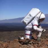 Un funeral marciano, o cómo se verán los cementerios en el Planeta Rojo