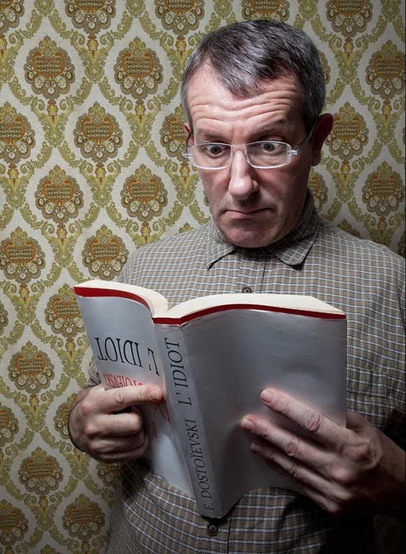 Un proyecto fotográfico divertido sobre libros que no todos entenderán