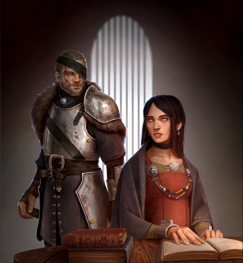 "Un roble fue cortado cerca de Lukomorye": dark fantasy art "Un roble fue cortado cerca de Lukomorye": dark fantasy art