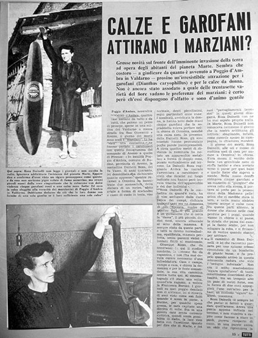 Una historia de contacto: Rosa Lotti y los enanos OVNI Una historia de contacto: Rosa Lotti y los enanos OVNI