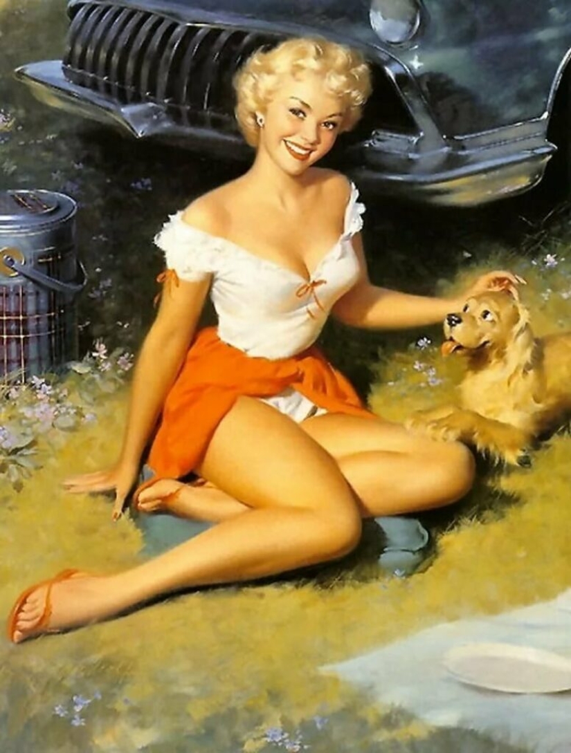 Una pin-up americana sólida de Bill Madcalf