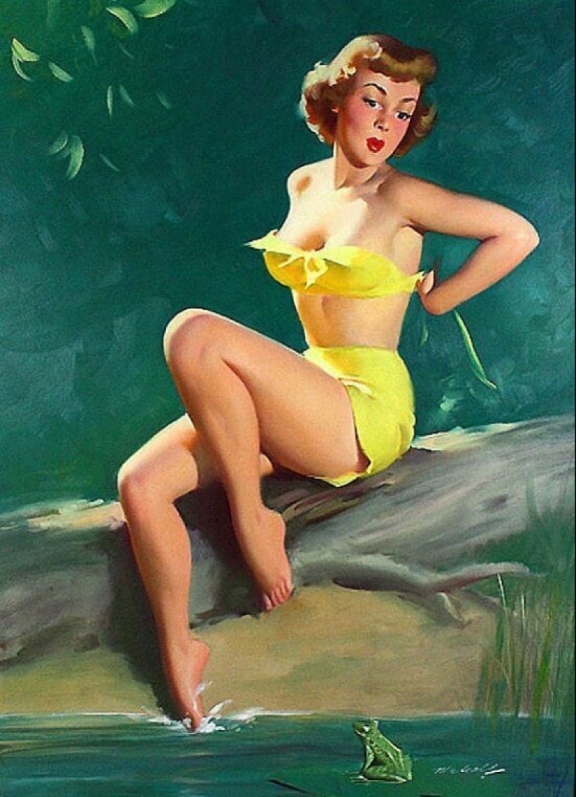Una pin-up americana sólida de Bill Madcalf
