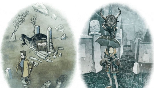 Una serie de imágenes animadas en el estilo de las mejores películas de terror Una serie de imágenes animadas en el estilo de las mejores películas de terror