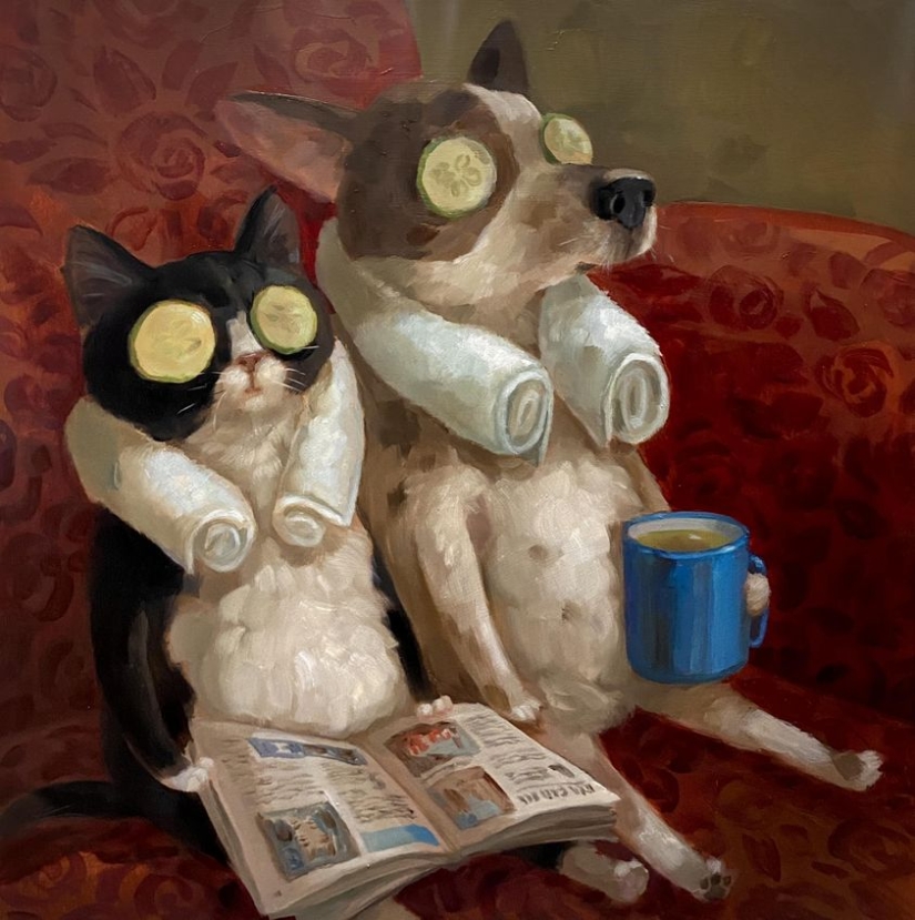 Unexpected Sides of Animal Life in the Paintings of Alison Friend