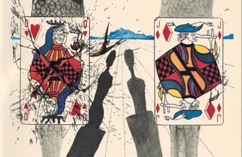 Unknown illustrations by Salvador Dali for "Alice's Adventures in Wonderland"