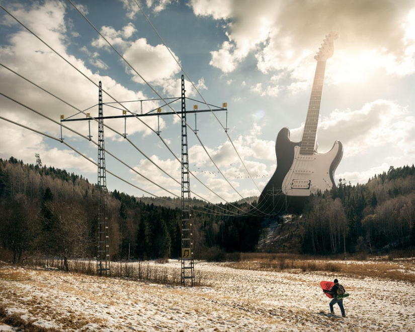 Unusual photos of Eric Johansson