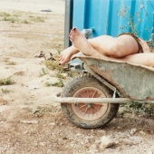 Unusual shots of hooligan celebrities from fashion photography Juergen Teller