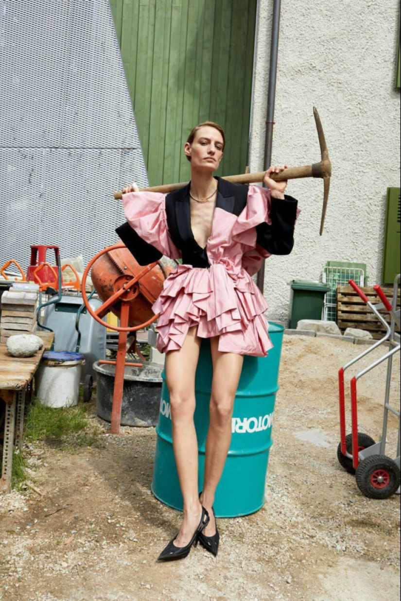 Unusual shots of hooligan celebrities from fashion photography Juergen Teller