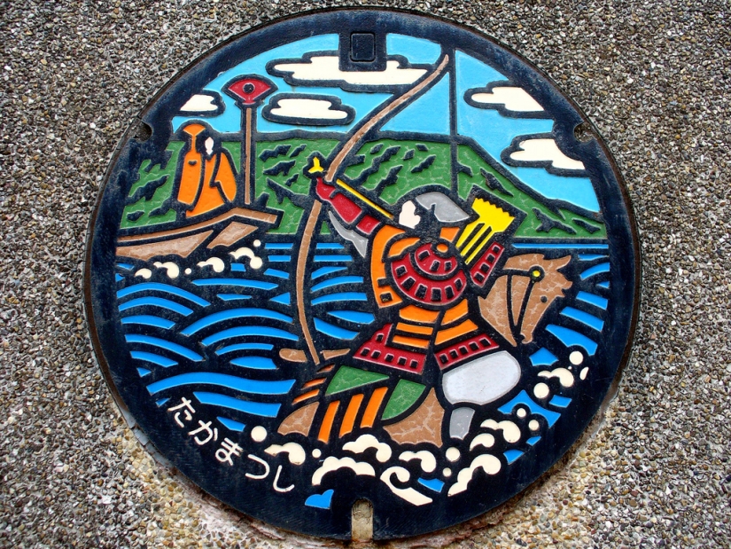 Unusual street art: manholes from Japan Unusual street art: manholes from Japan