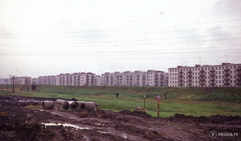 USSR in color: photographs of streets of Leningrad in the 1960s of the year
