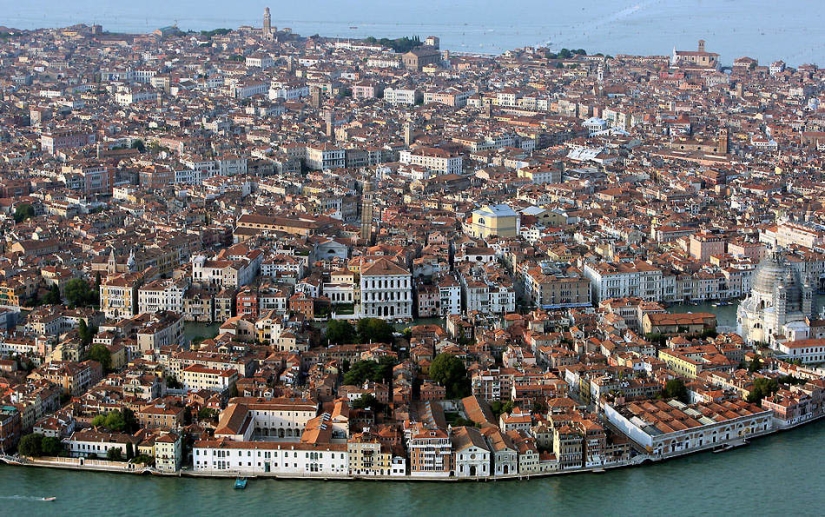 Venecia a vista de pájaro