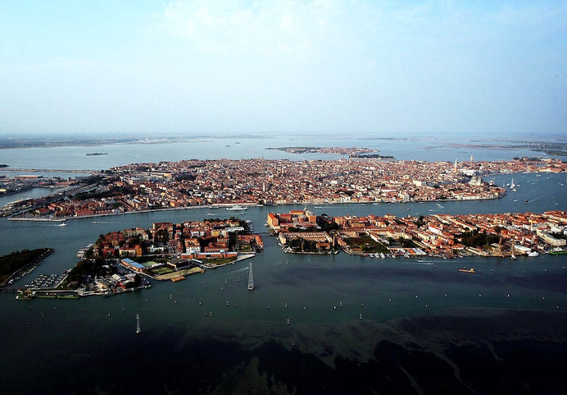 Venecia a vista de pájaro
