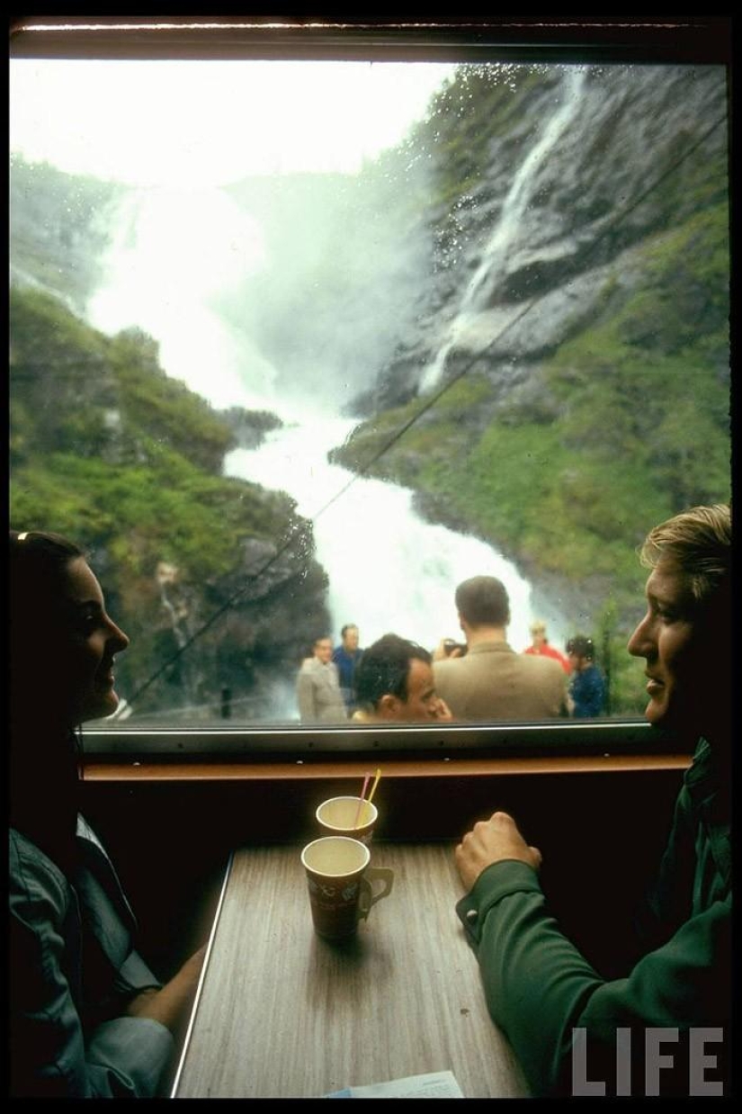 Viajando por Europa en 1970 en tren
