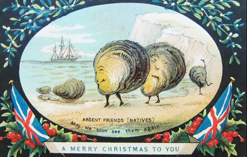 Victorian Christmas cards that will make you doubt the good intentions of the sender