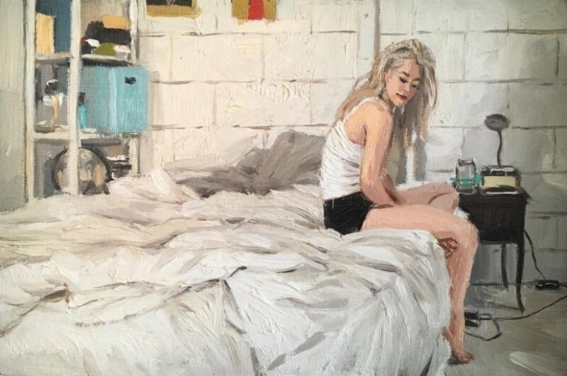 "Vida en la ciudad": Excelentes pinturas al óleo modernas de Vincent Jarrano